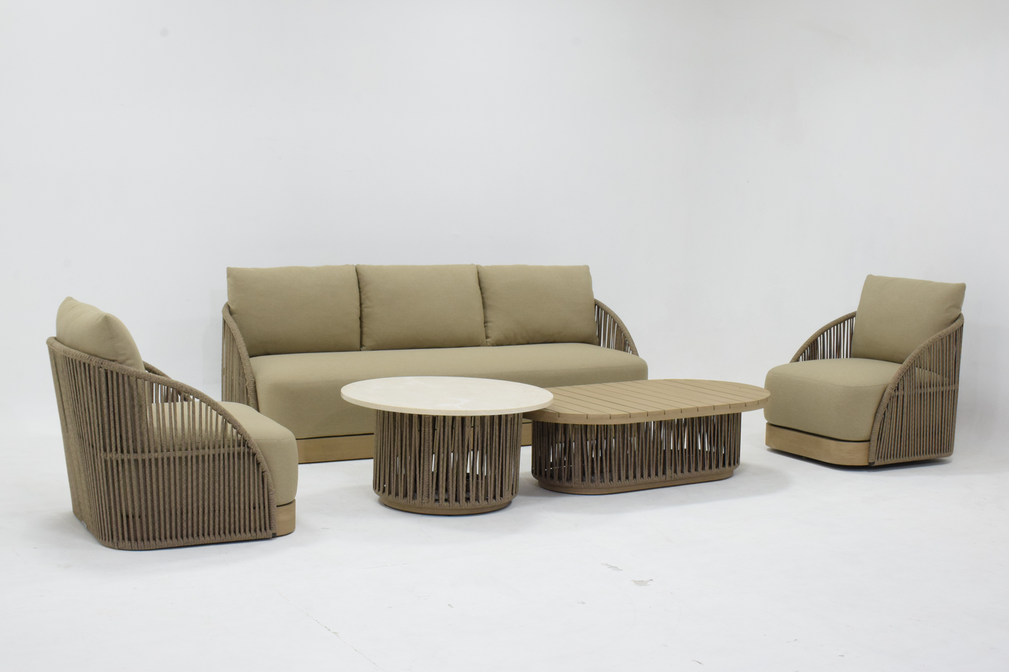 SAPPORO Oval Nesting Coffee Table