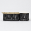 Galata Oval Coffee Table Set