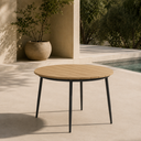 London Round Teak Dining Table