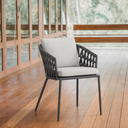 Bajo Rope and Aluminum Dining Chair