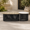Galata Oval Coffee Table Set