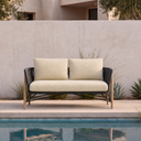 Lovina Teak 2-Seater Sofa